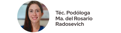 Téc. Podóloga Ma. del Rosario Radosevich